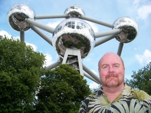 At the Atomium, Brussels