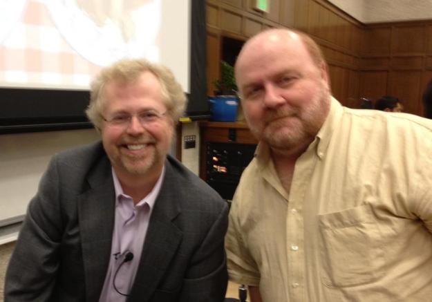 Geek-o and The Man, or, more appropriately, The Man and Geek-o.