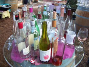 A few of the 84 bottles that were consumed at the 2013 Tournament of Rosés.