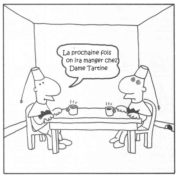 Oops. That's not Ajvar and Pinjur, it's Akbar and Jeff from Life in Hell, with apologies to creator Matt Groening.