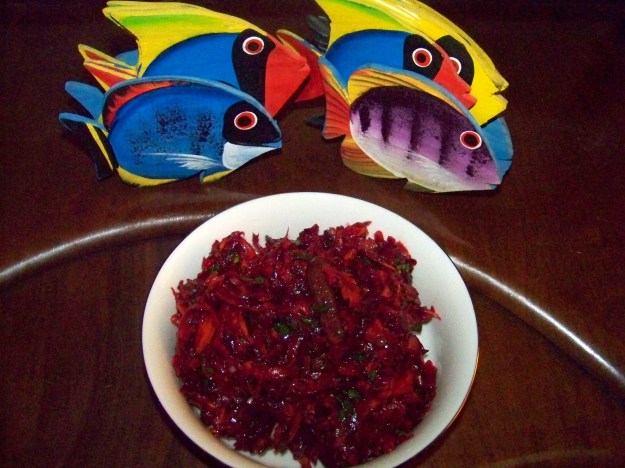 Best. Beets. Ever. Sans the hard-cooked eggs, which Tanis said were optional.