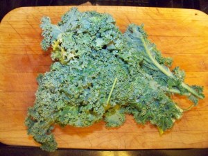 Maybe 6-8 stalks; not a whole lot. Probably 3 cups when chopped.